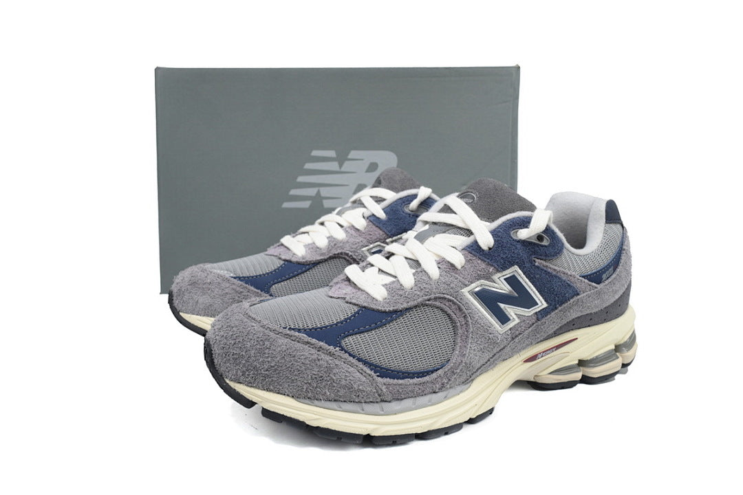 New Balance 2002R M2002REL Castlerock Navy Womens Mens Retro Mesh Sneakers