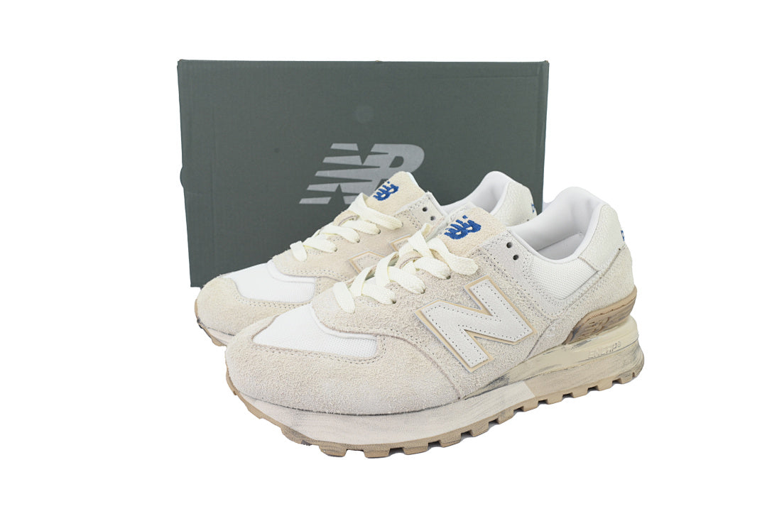 New Balance 574 Legacy U574LGRS Ash Cream Distressed Retro Sneakers | Women's & Men's Casual Shoes