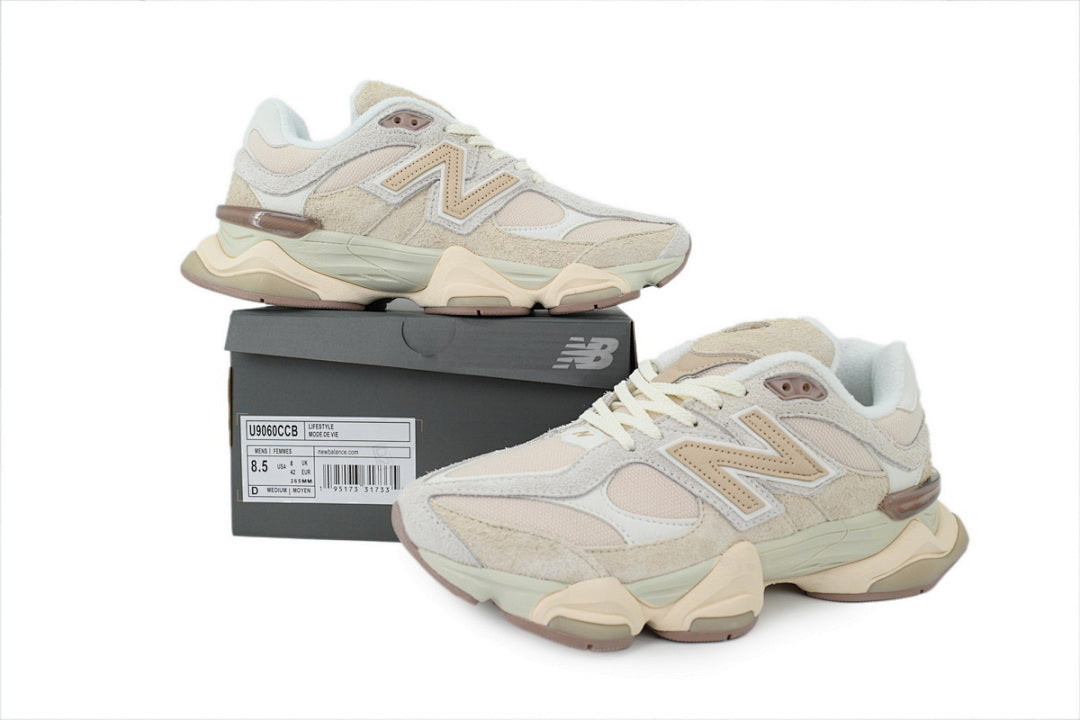 New Balance 9060 Bisque Sea Salt U9060CCB Women's Men's Beige Retro Chunky Sneakers