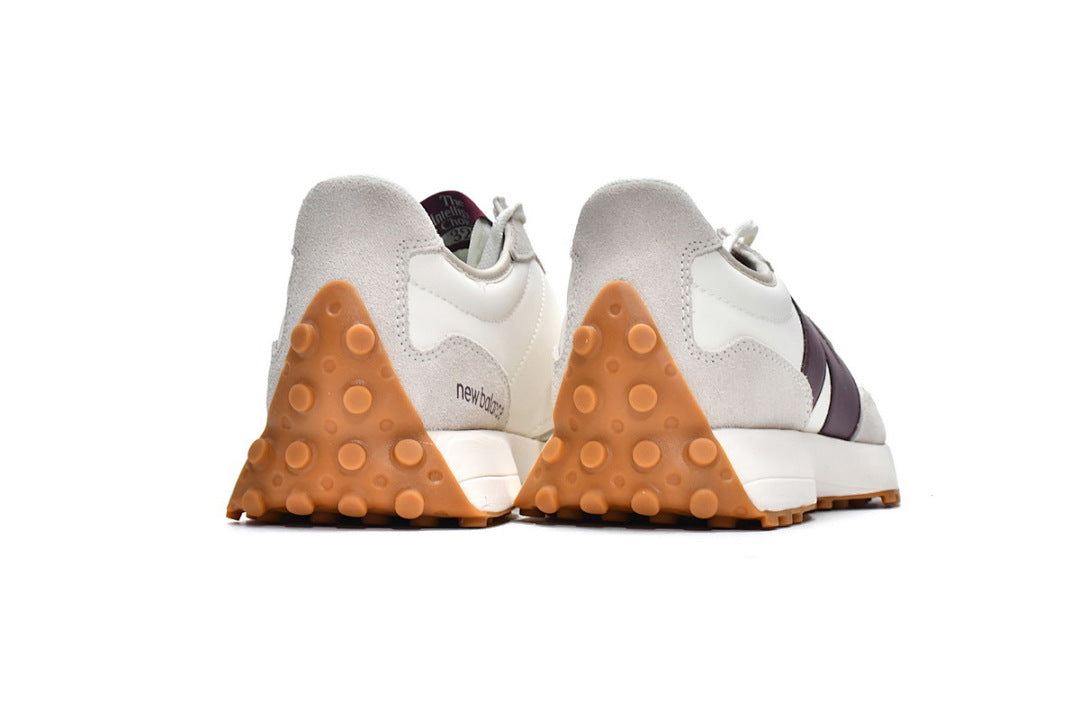 New Balance 327 'White Dark Red' WS327KA Retro Suede Running Shoes – Men's & Women's Unisex Sneakers