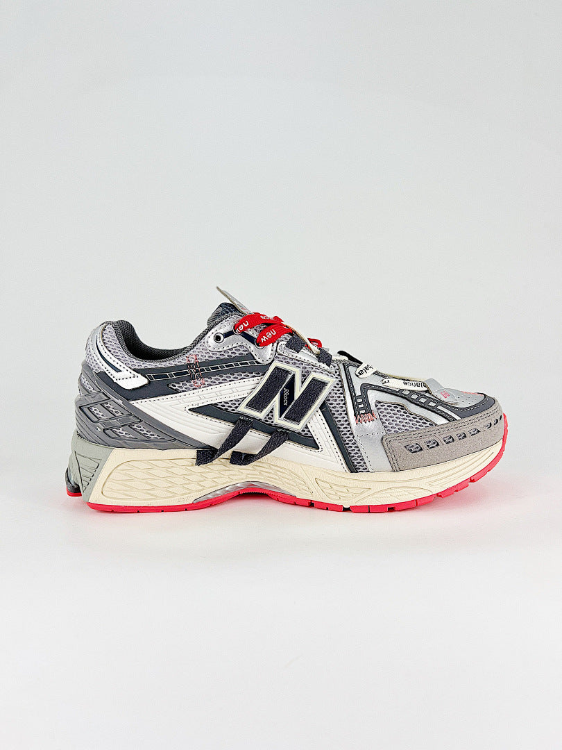 New Balance 1906A U1906AC Grey White Red Womens Mens Deconstructed Retro Mesh Sneakers