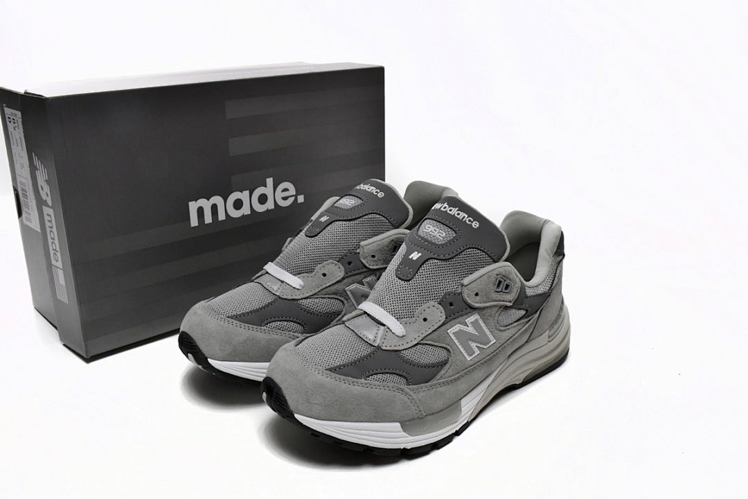 New Balance 992 M992GR Grey Retro Running Style Sneakers Women Men