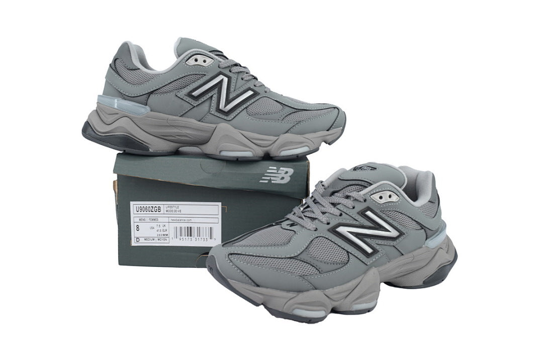 New Balance 9060 Shadow Grey U9060ZGB Women's & Men's Retro Chunky Sneakers
