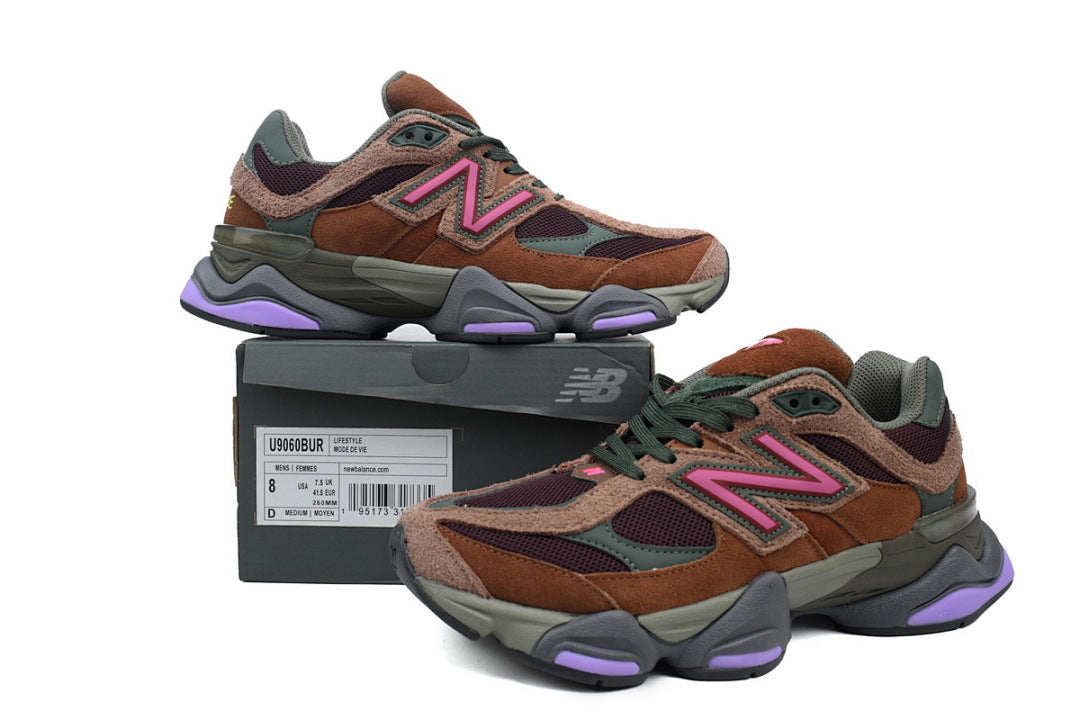 New Balance 9060 Burgundy Pink U9060BUR Women's & Men's Retro Chunky Sneakers