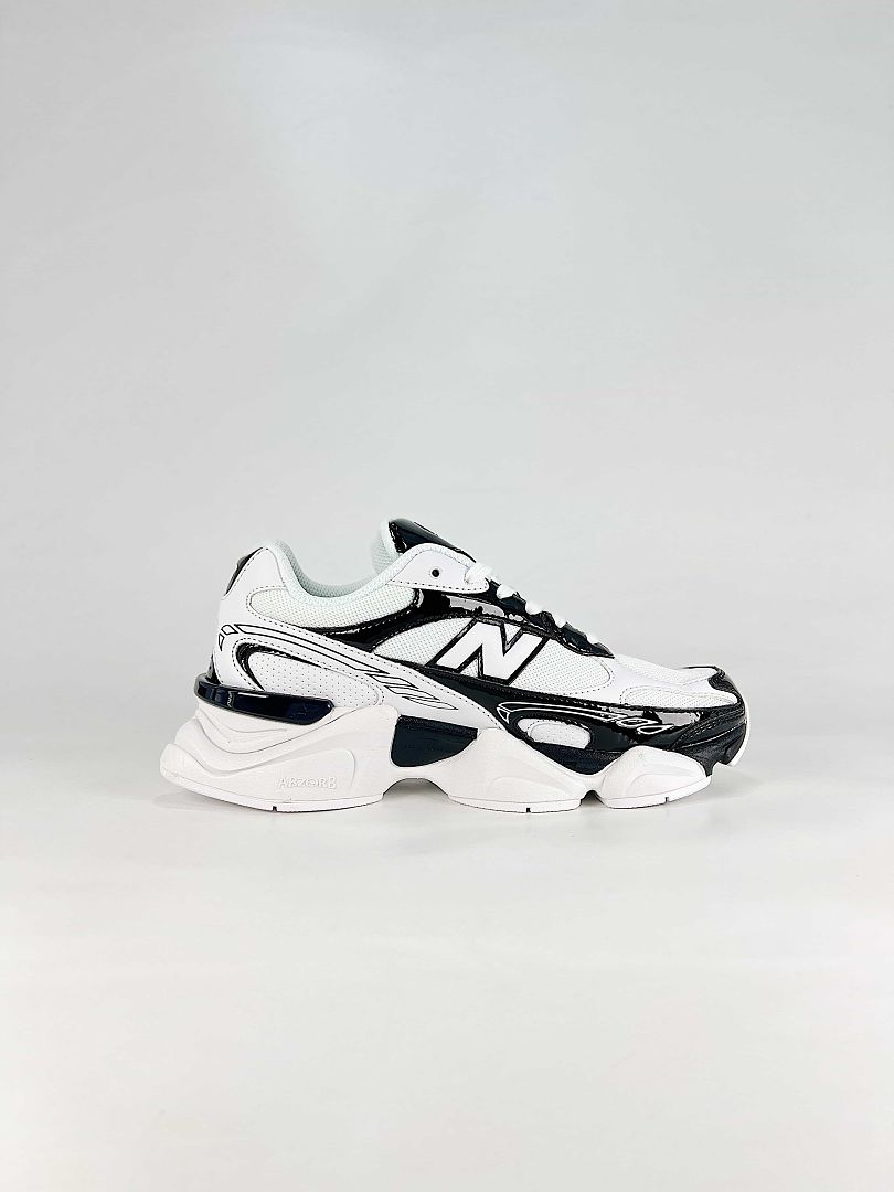 New Balance 9060 U906076M Black White Retro Chunky Sneakers for Women and Men