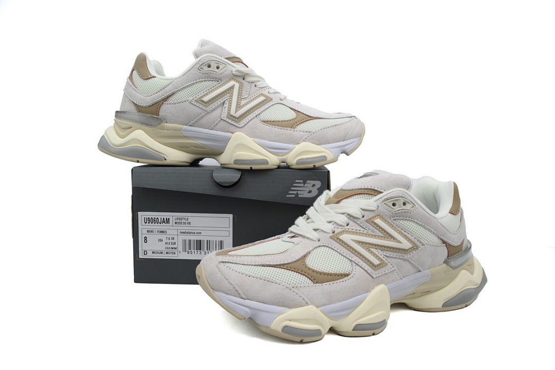 New Balance 9060 Sea Salt Brown U9060JAM Women's Men's Retro Chunky Sneakers