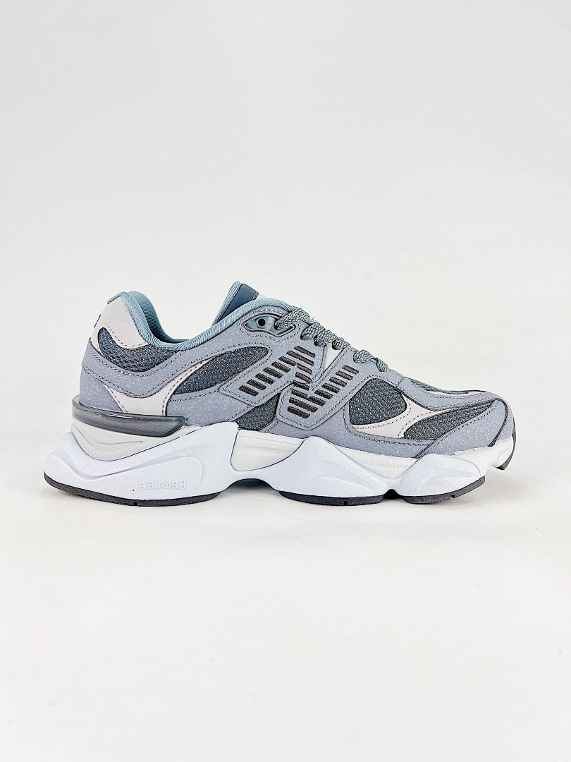 New Balance 9060 U9060FGG Grey White Retro Chunky Mesh Sneakers for Women and Men