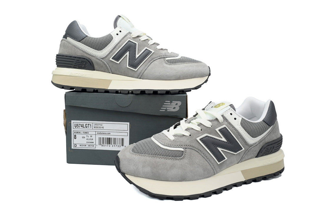 New Balance 574 Legacy U574LGT1 Grey Black Retro Sneakers | Women's & Men's Casual Shoes