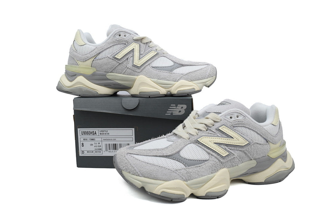 New Balance 9060 Quartz Grey U9060HSA Women's & Men's Retro Chunky Sneakers