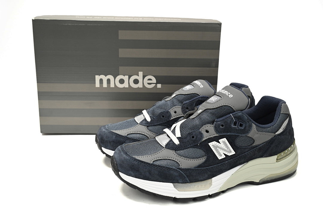 New Balance 992 M992GG Black Grey White Retro Sneakers Women Men