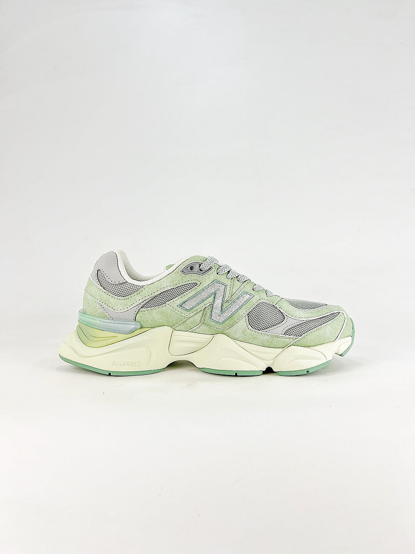 New Balance 9060 U90608Z4 Light Green Grey Mesh Chunky Retro Sneakers for Women and Men