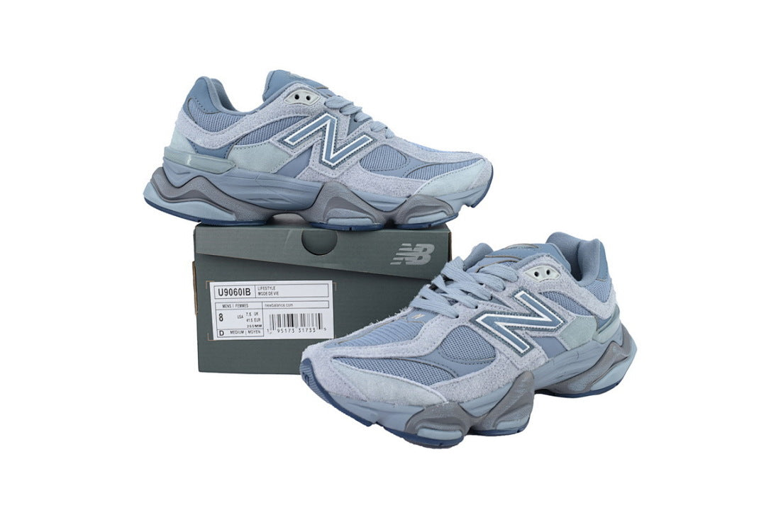 New Balance 9060 Arctic Grey U9060IB Women's & Men's Retro Chunky Sneakers