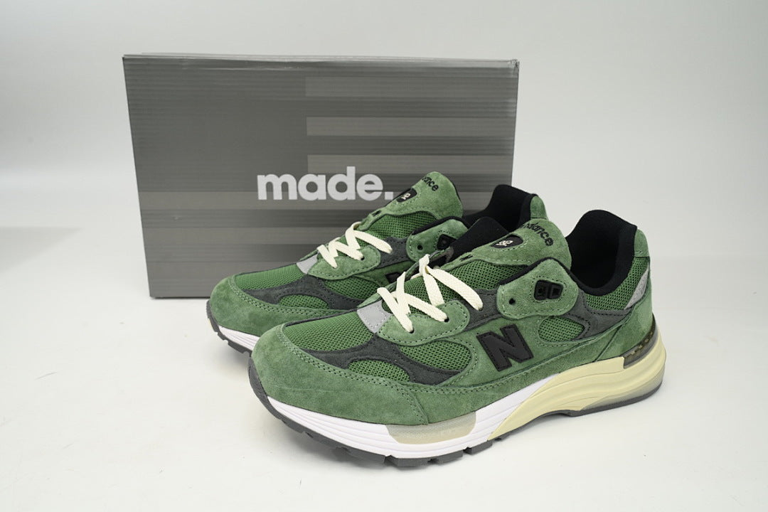 JJJJound x New Balance 992 M992JJ Mossy Green Retro Sneakers Women Men