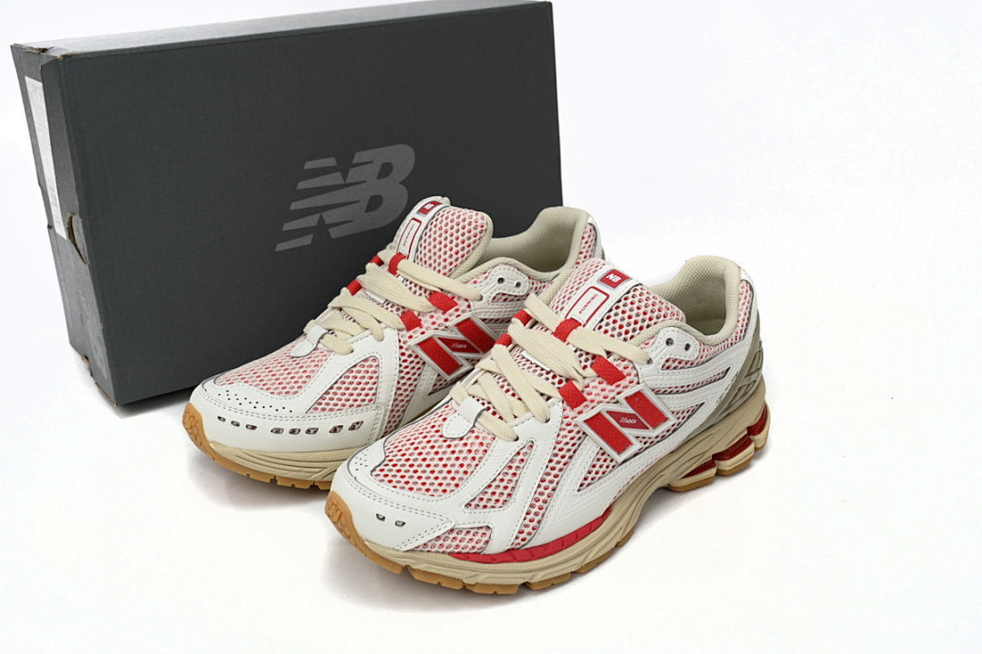 New Balance 1906R M1906RO White Red Womens Mens Retro Mesh Sneakers