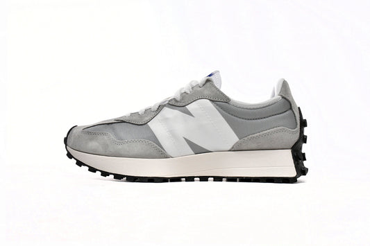 New Balance 327 'White Grey' MS327LAB Original Retro Suede Running Shoes – Men's & Women's Unisex Sneakers