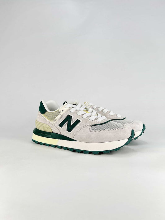 New Balance 574 U574LGQW Womens Mens Grey Green Retro Casual Sneakers