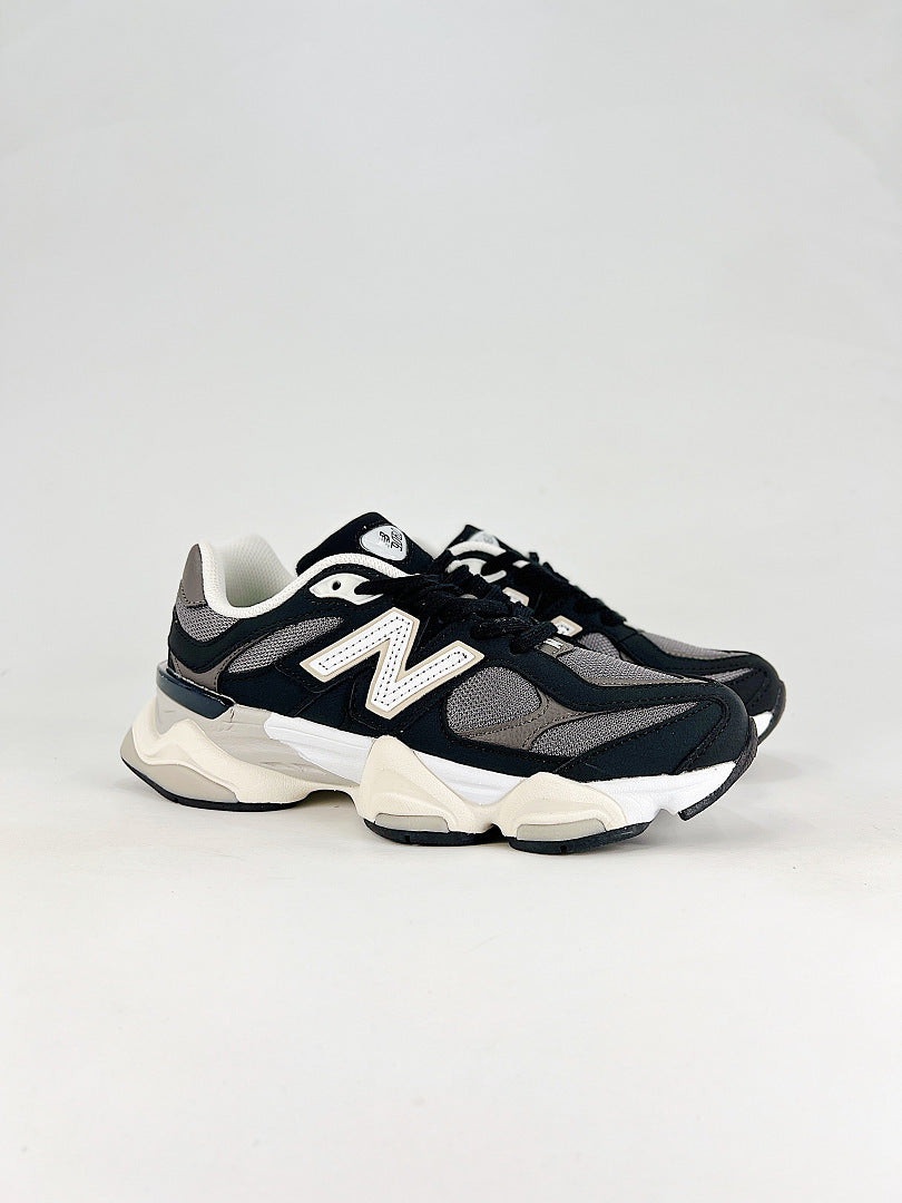 New Balance 9060 U9060510 Black Grey Cream Mesh Chunky Retro Sneakers for Women and Men