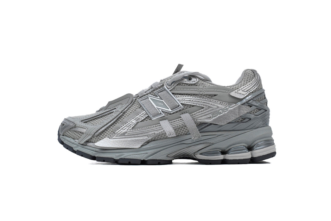 New Balance 1906A M1906AG Concrete Grey Silver Metallic Womens Mens Deconstructed Mesh Sneakers
