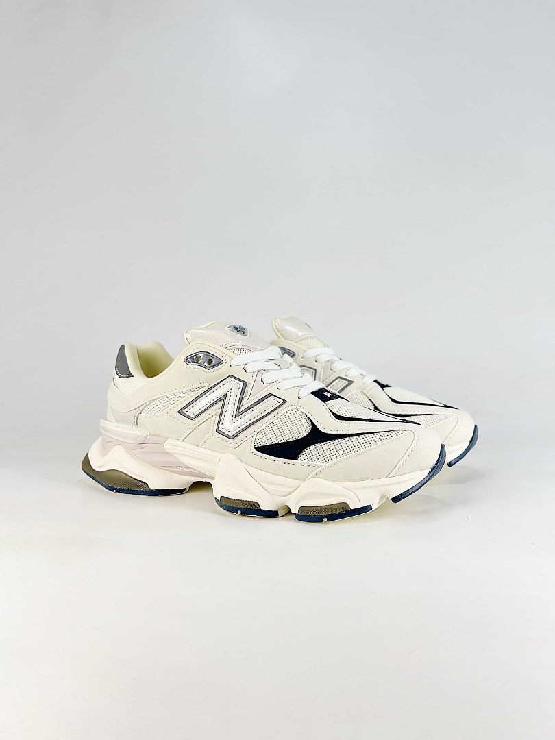 New Balance 9060 U9060SYD Cream White Retro Chunky Mesh Sneakers for Women and Men