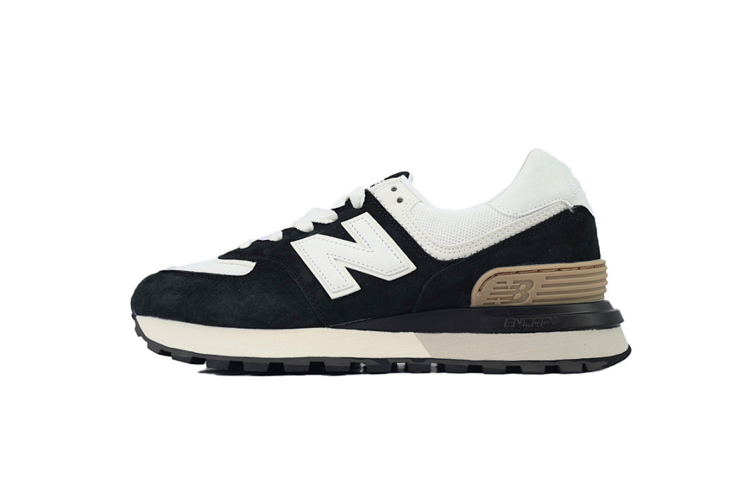 New Balance 574 Legacy U574LGRA Black Angora Retro Sneakers | Women's & Men's Casual Shoes