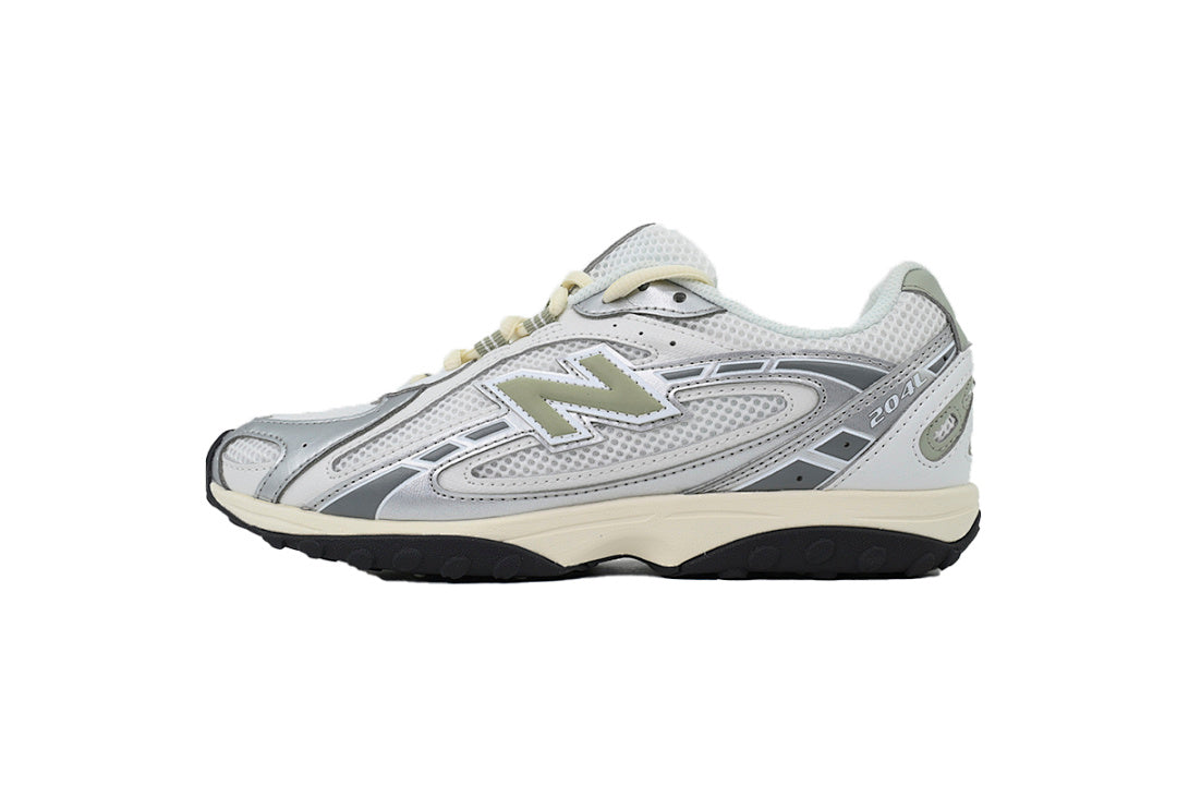 New Balance 204L 'Silver Metallic Sage Green' U204LSWB Women's & Men's Retro Low-Top Sneakers