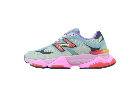 New Balance 9060 Warped U9060WRB Women's Men's Multicolor Retro Chunky Sneakers