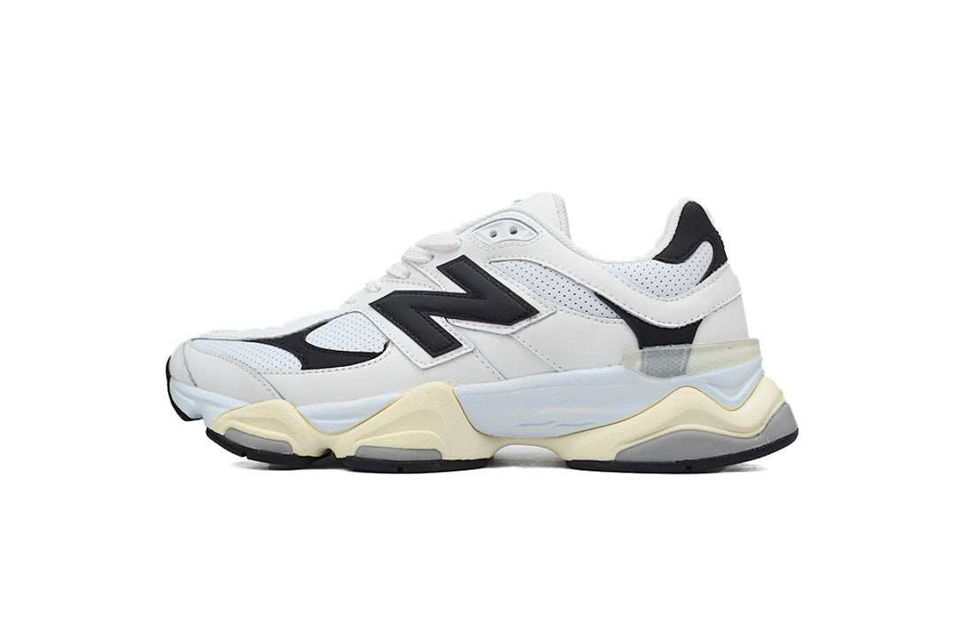 New Balance 9060 White Black U9060AAB Women's Men's Retro Chunky Sneakers