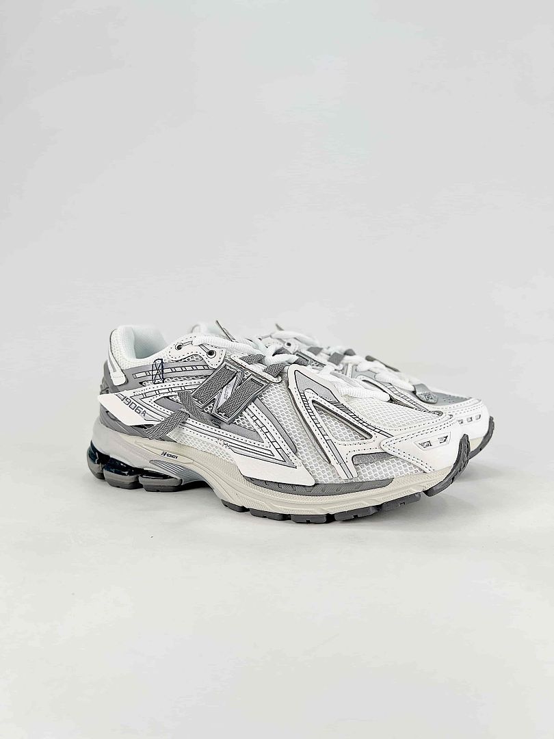 New Balance 1906A White Grey Silver Womens Mens Deconstructed Retro Mesh Sneakers