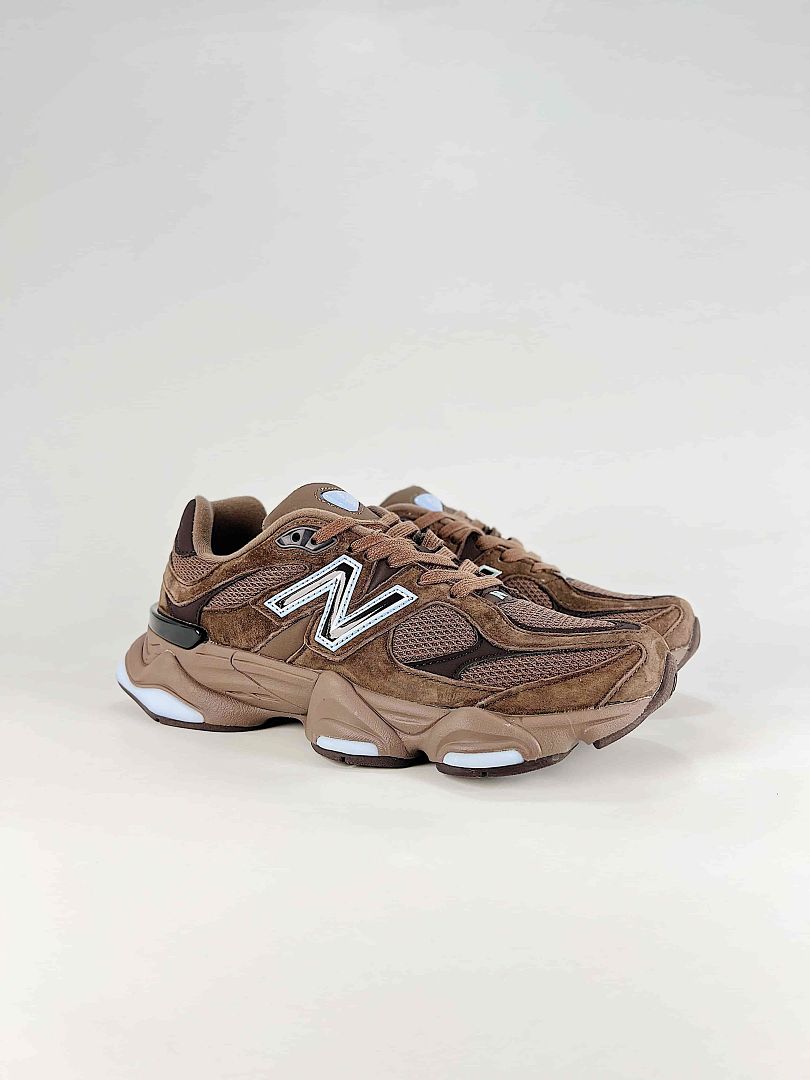 New Balance 9060 U9060622 Brown Mesh Chunky Retro Sneakers for Women and Men