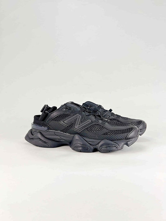 New Balance 9060 U90604SC All Black Mesh Retro Chunky Sneakers for Women and Men