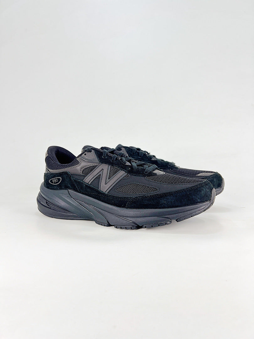 New Balance 990v6 U990BB6 Black Grey Retro Low Top Lifestyle Sneakers Women Men