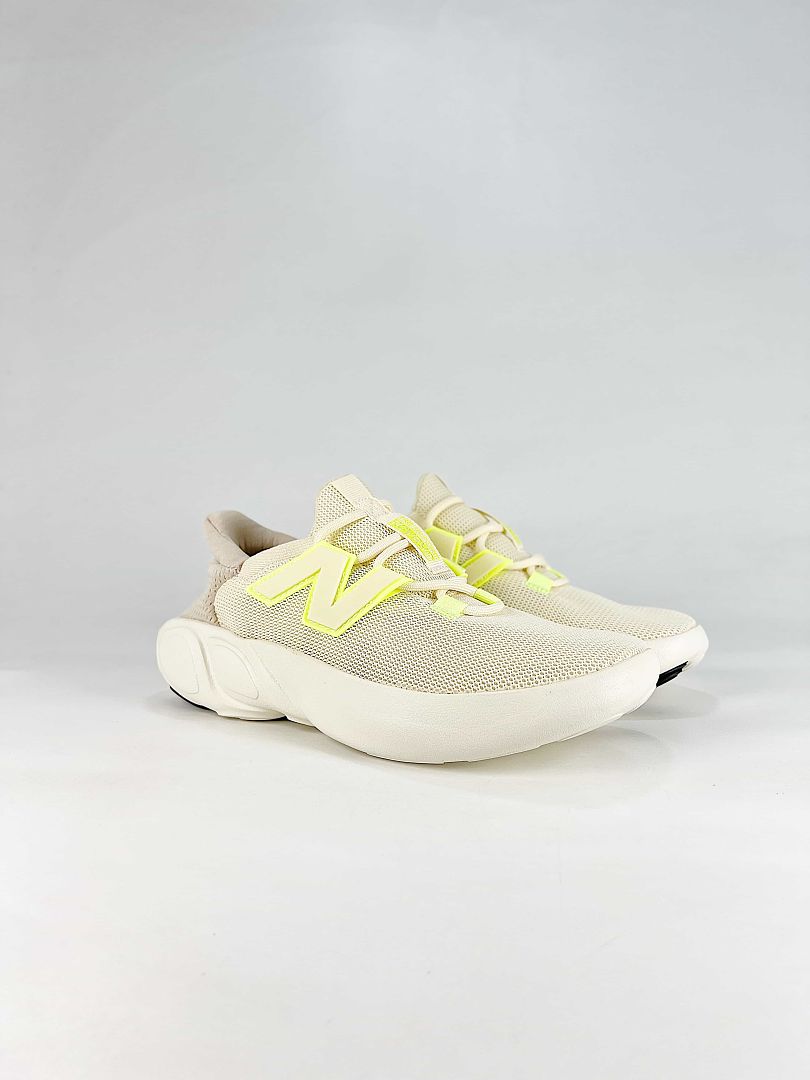 New Balance Fresh Foam RCVRY MCVRY8WH Womens Mens Cream Yellow Casual Sneakers