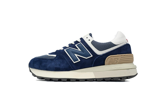 New Balance 574 Legacy U574LGBB Navy White Retro Sneakers | Women's & Men's Casual Shoes