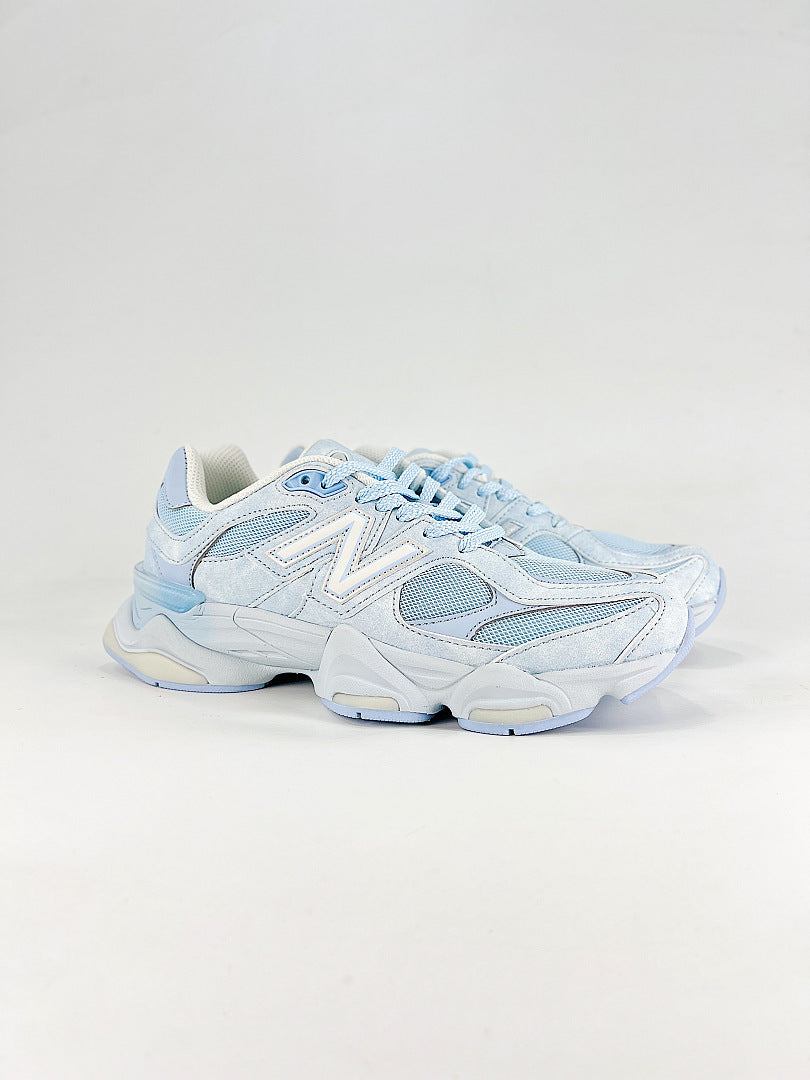 New Balance 9060 U90607KM Light Blue White Retro Chunky Sneakers for Women and Men