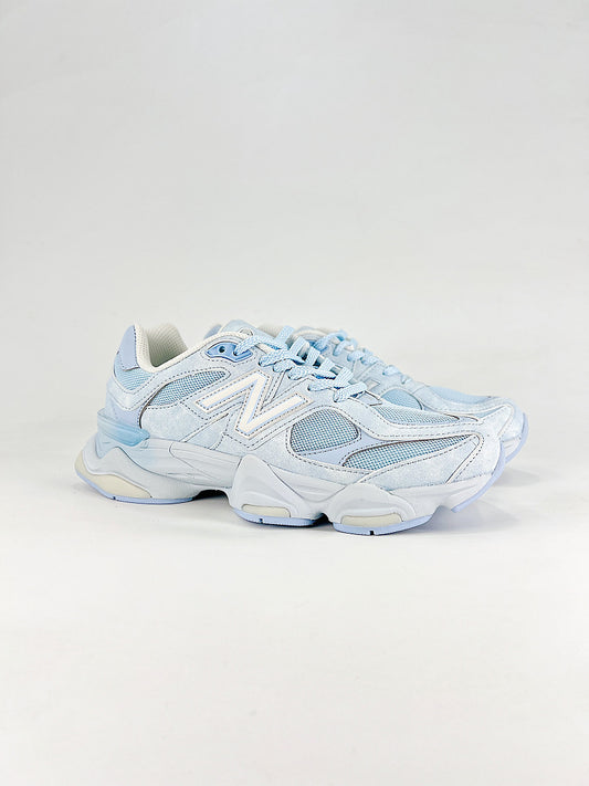 New Balance 9060 U90607KM Light Blue White Retro Chunky Sneakers for Women and Men