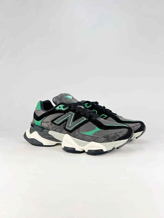 New Balance 9060 U906054Q Grey Black Green Retro Chunky Sneakers for Women and Men