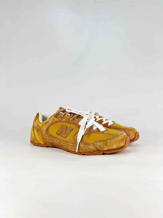 Miu Miu x New Balance 530 Mustard Yellow Tan Retro Low Top Sneakers Women Men