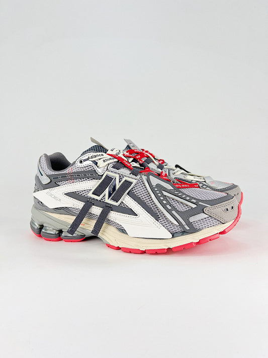New Balance 1906A U1906AC Grey White Red Womens Mens Deconstructed Retro Mesh Sneakers