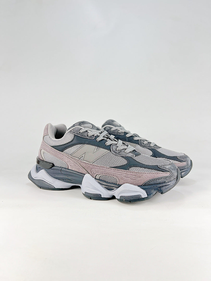 New Balance 9060 U90609EL Grey Pink Retro Chunky Sneakers for Women and Men
