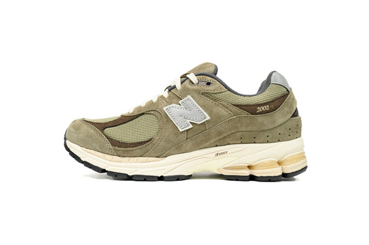New Balance 2002R M2002RHN Women's Men's Olive Green Grey Retro Sneakers