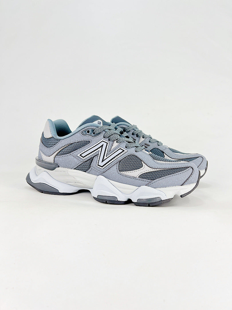 New Balance 9060 U9060FGG Grey White Retro Chunky Mesh Sneakers for Women and Men