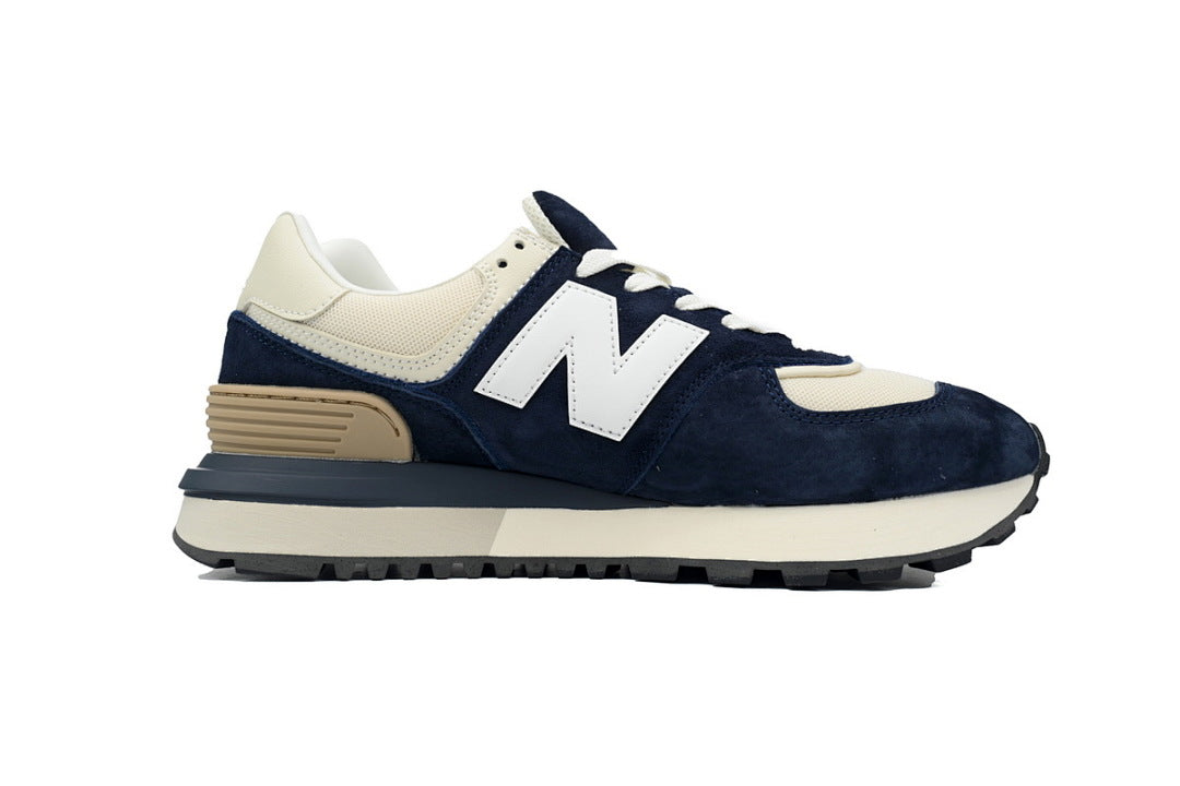 New Balance 574 Legacy U574LGRN Navy White Retro Sneakers | Women's & Men's Casual Shoes
