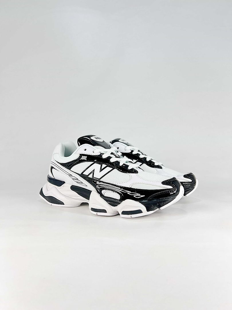 New Balance 9060 U906076M Black White Retro Chunky Sneakers for Women and Men