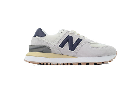 New Balance 574 Legacy U574LGAN White Grey Retro Sneakers | Women's & Men's Casual Shoes
