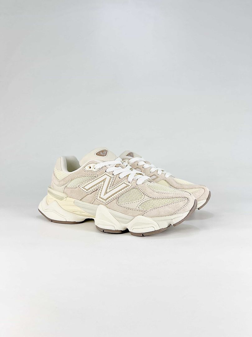 New Balance 9060 U906029Y Cream Beige Retro Chunky Sneakers for Women and Men