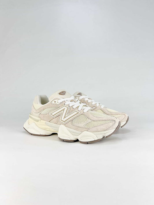 New Balance 9060 U906029Y Cream Beige Retro Chunky Sneakers for Women and Men