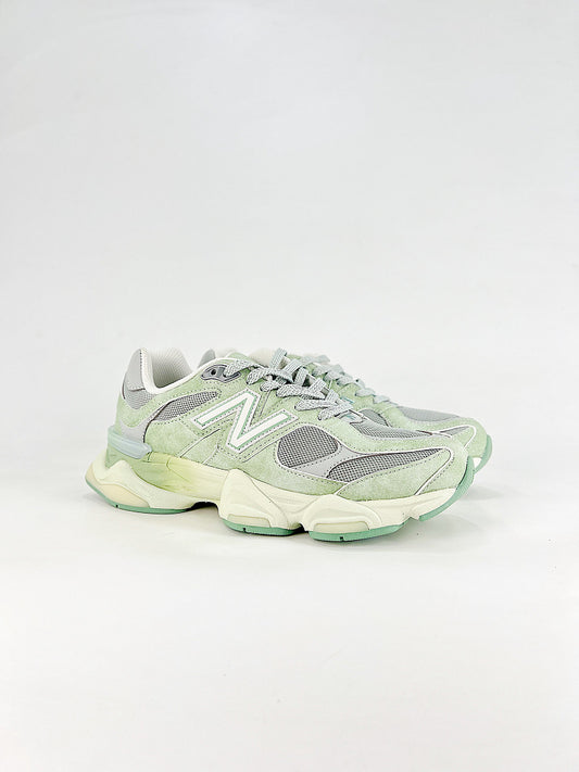 New Balance 9060 U90608Z4 Light Green Grey Mesh Chunky Retro Sneakers for Women and Men