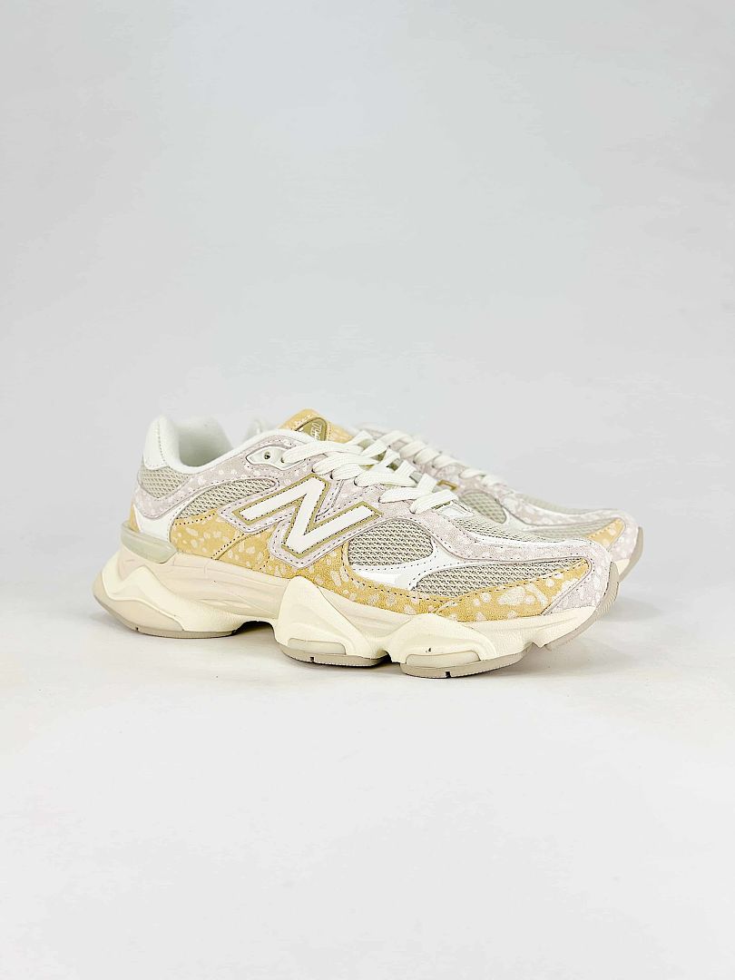 New Balance 9060 U90604VW Cream Yellow Retro Chunky Mesh Sneakers for Women and Men