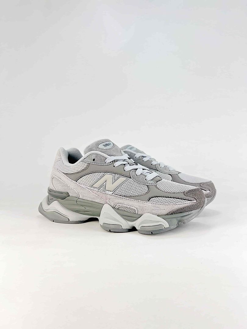 New Balance 9060 U90609EL Grey White Retro Chunky Sneakers for Women and Men