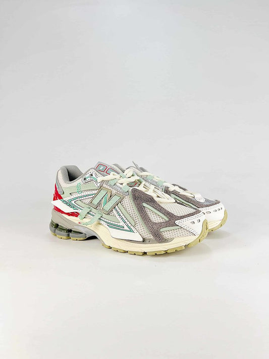 New Balance 1906R U19065DY White Silver Mint Red Retro Sneakers for Women and Men